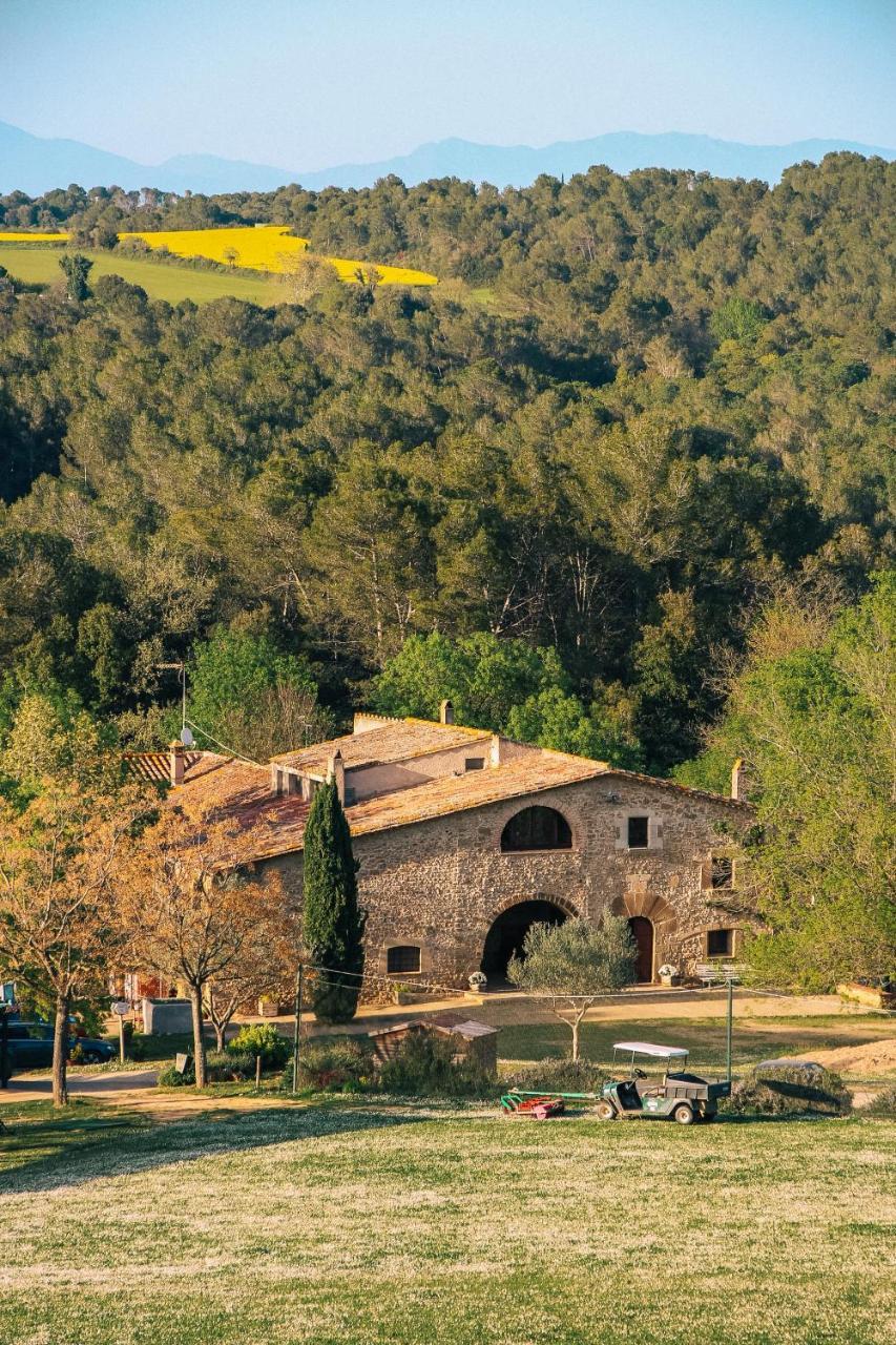 Mas Pages Hostel Sant Esteve De Guialbes Exterior foto
